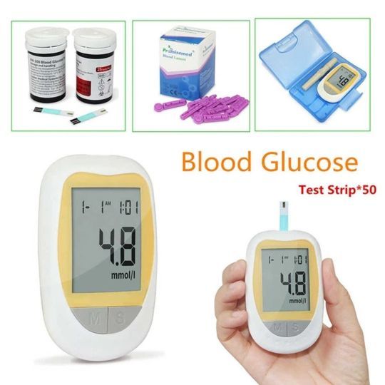 IVD Glucometer Set with 50 Strips